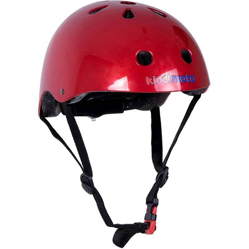 Casque metallic red small