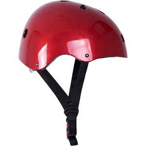 Casque metallic red small