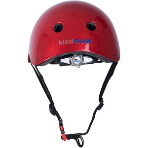 Casque metallic red small