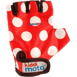 Gants red dotty small