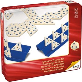 Dominos triangulaires - coffret métal