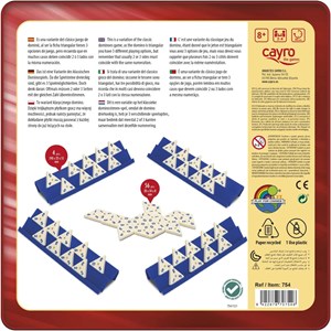 Dominos triangulaires - coffret métal