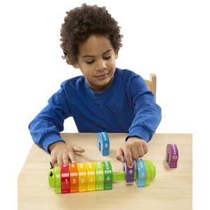 Chenille pour apprendre à compter
