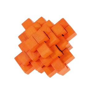 Casse-tête bambou ananas orange