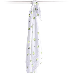 Lange mousseline - chouette verte