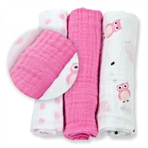 Pack 3 minis langes - rose
