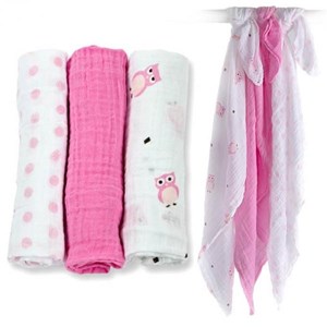 Pack 3 minis langes - rose