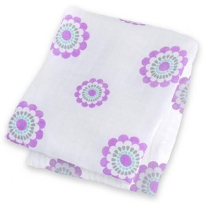 Lange en bambou - médaillon de lavande