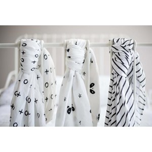 Lange en bambou - ligne noire