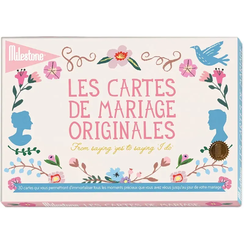 Cartes souvenirs - cartes de mariage ori (Milestone) - Couverture