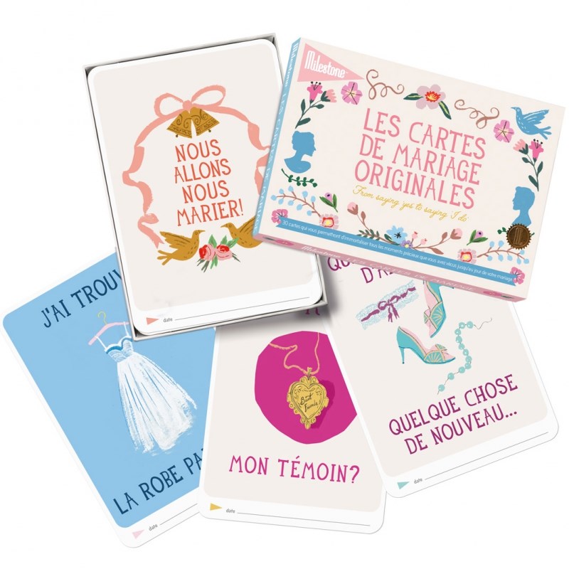 Cartes souvenirs - cartes de mariage ori (Milestone) - Image 2