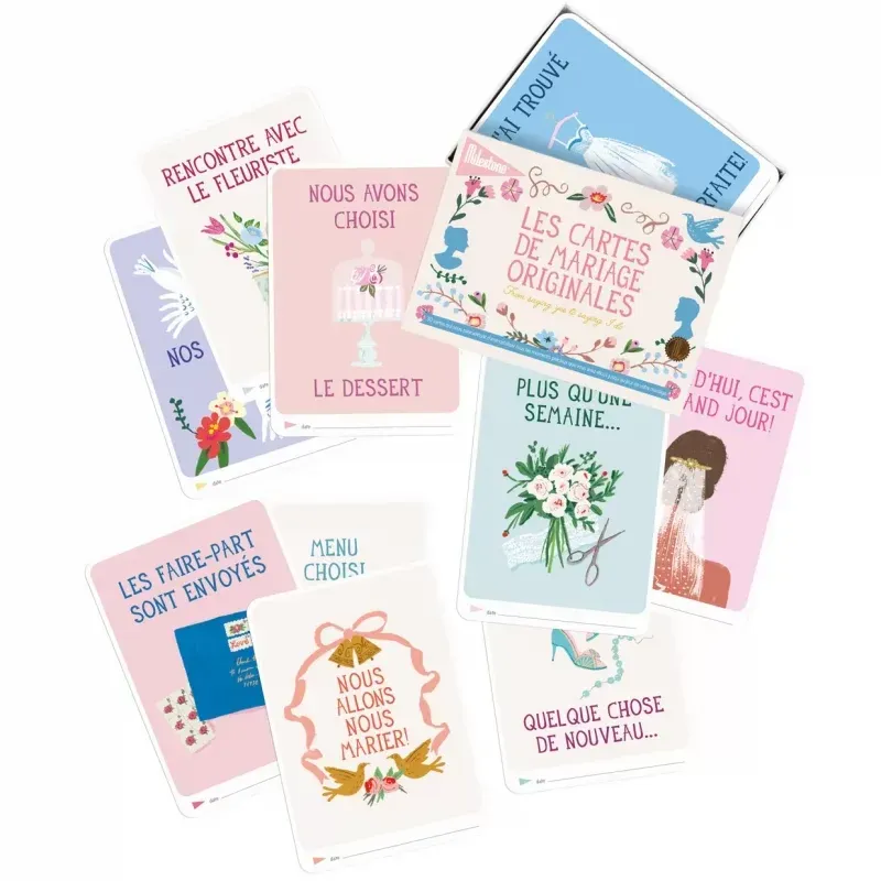 Cartes souvenirs - cartes de mariage ori (Milestone) - Image 2