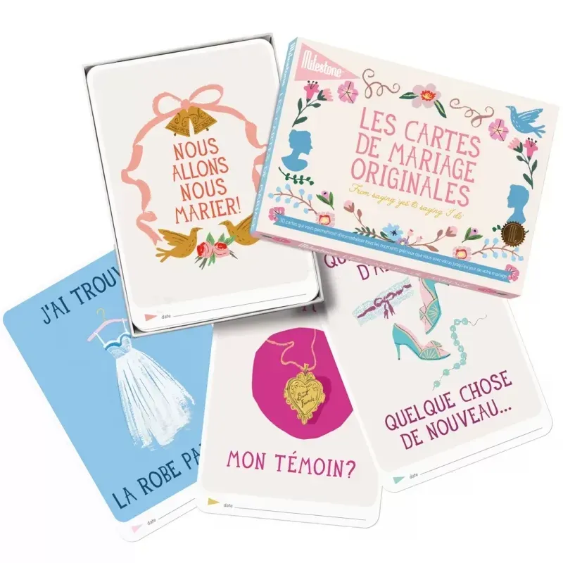 Cartes souvenirs - cartes de mariage ori (Milestone) - Image 3
