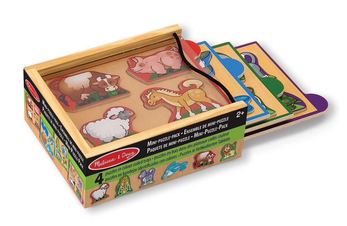 Jouets en bois éveil bébé (- 2ans) - puzzles, cubes, animaux