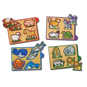 Ensemble de mini-puzzles – animaux