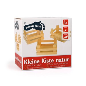 Lot de 3 petites caisses en bois