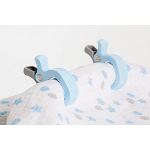 Pack de 2 maxi langes + clips