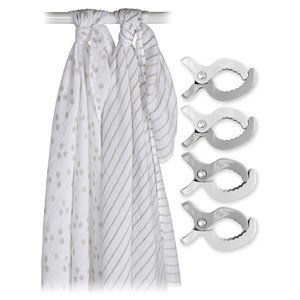 Pack de 2 maxi langes + clips