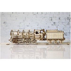 Locomotive à vapeur avec tender