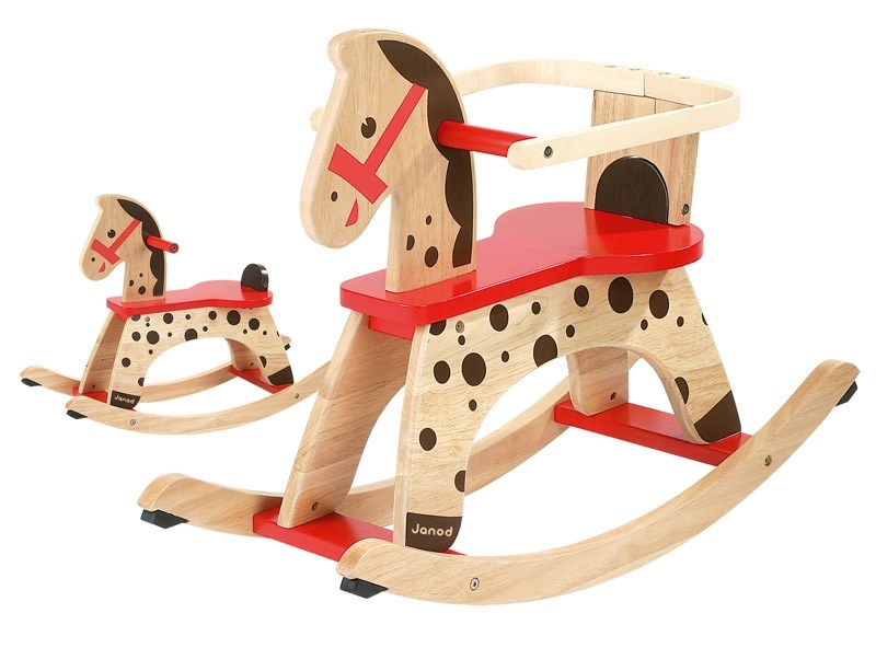 Cheval à bascule caramel