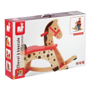 Cheval à bascule caramel