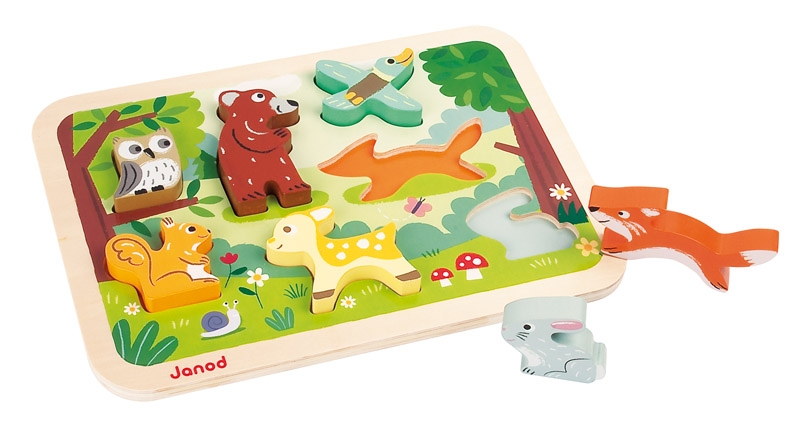 Puzzle 3d Animaux De La Foret Nature Decouvertes