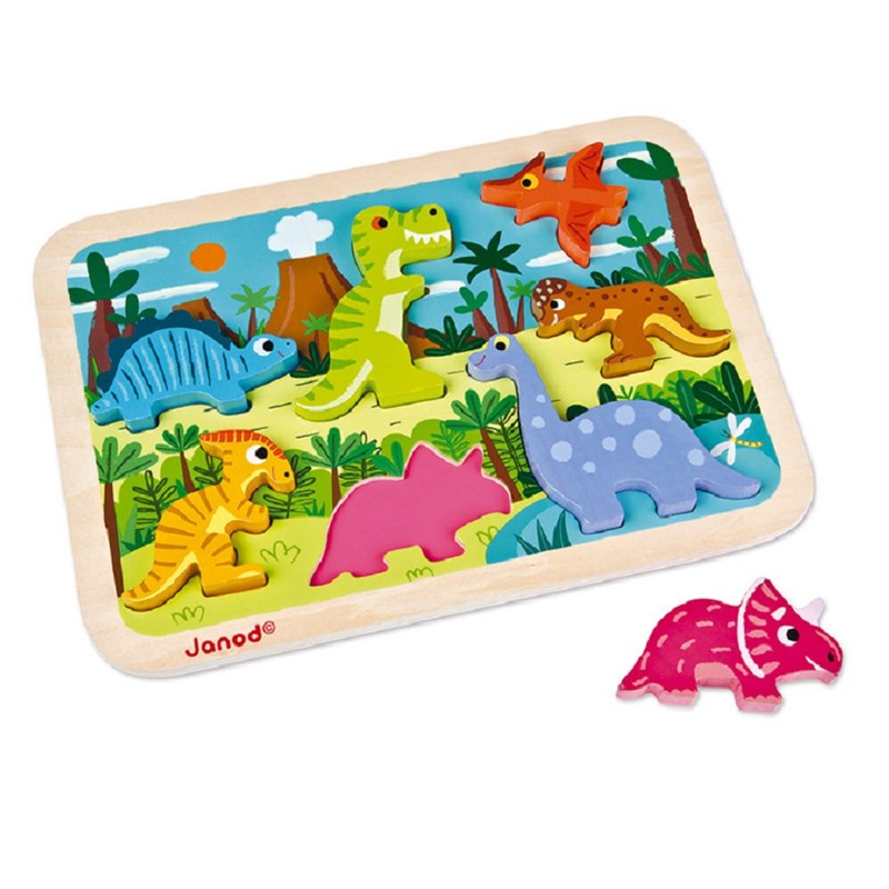 Chunky puzzle dinosaures