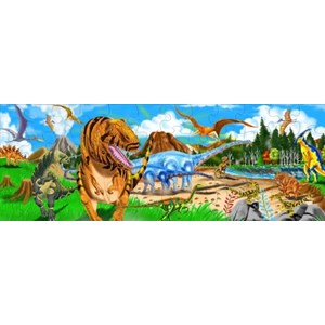 Puzzle géant pays des dinosaures