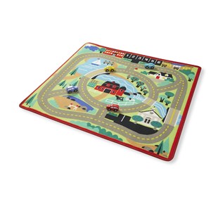 Tapis de routes avec voitures