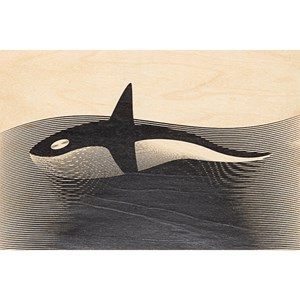 Carte postale bois orca