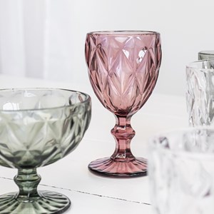 Boite de 6 verres à pied diamond 25 cl