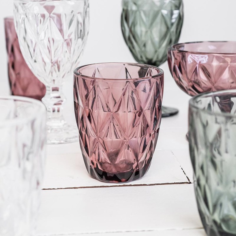 Boite de 6 gobelets bas 24 cl diamond