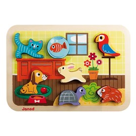 Puzzle 3d animaux domestiques