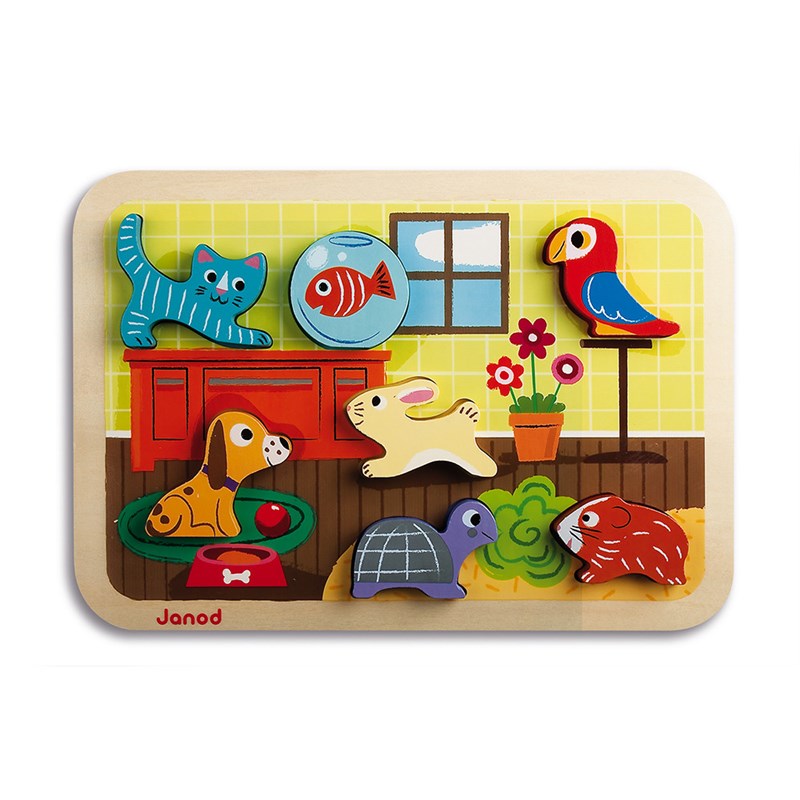 Puzzle 3d animaux domestiques