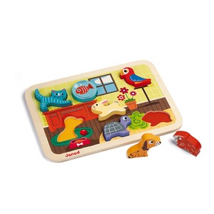 Puzzle 3d animaux domestiques