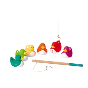 Pêche à la ligne canard pour le bain