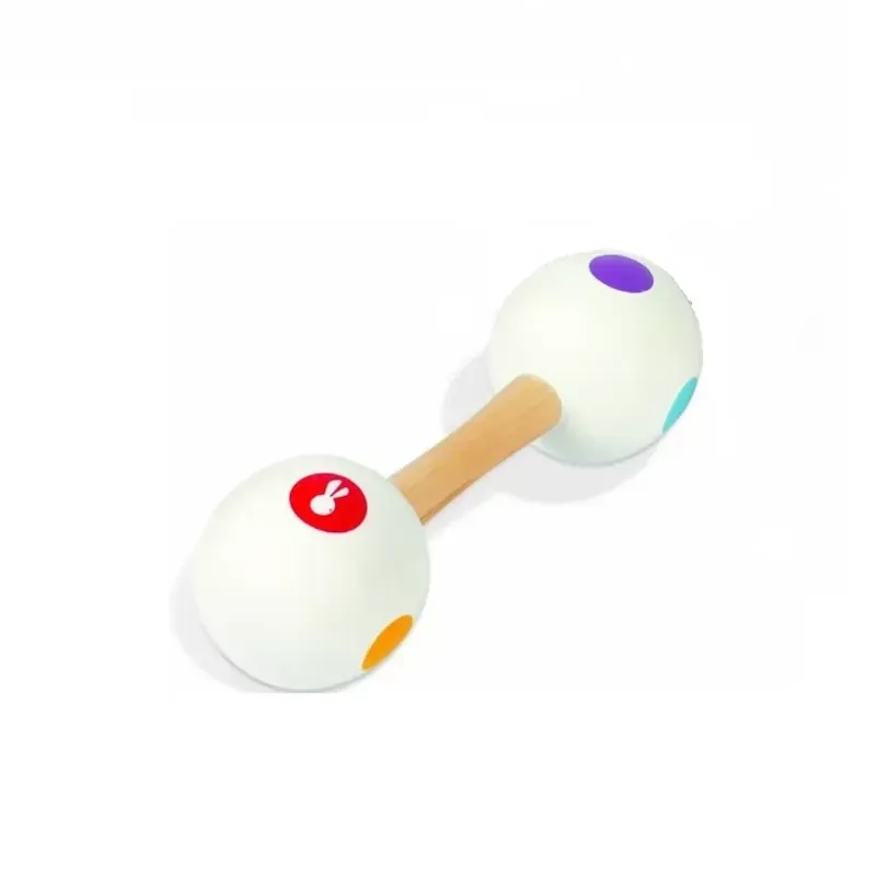 Haltère maracas confetti