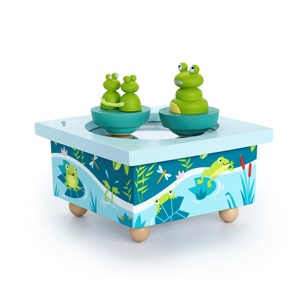 Boite à musique grenouille