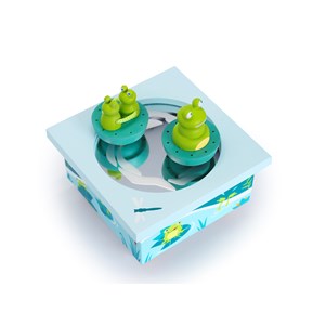 Boite à musique grenouille