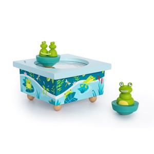 Boite à musique grenouille