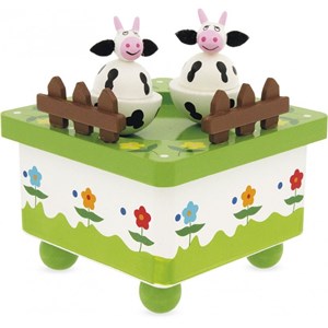 Boite à musique vaches