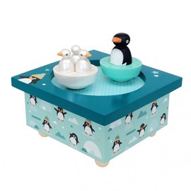 Boite à musique pingouin