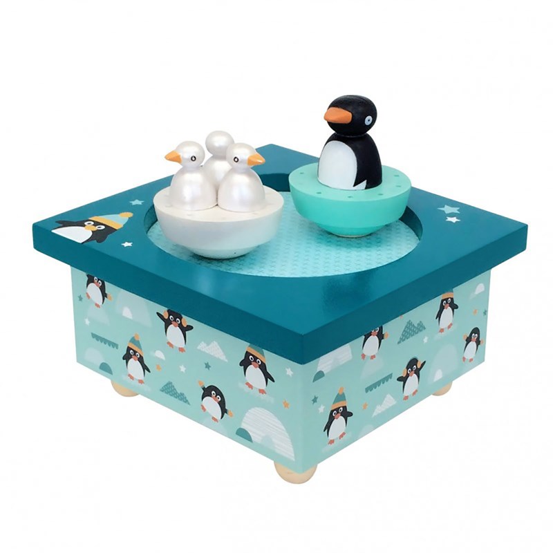 Boite à musique pingouin
