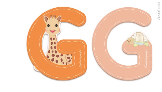 Lettre g sophie la girafe