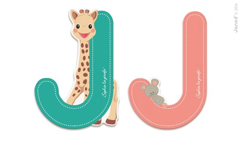 Lettre j sophie la girafe