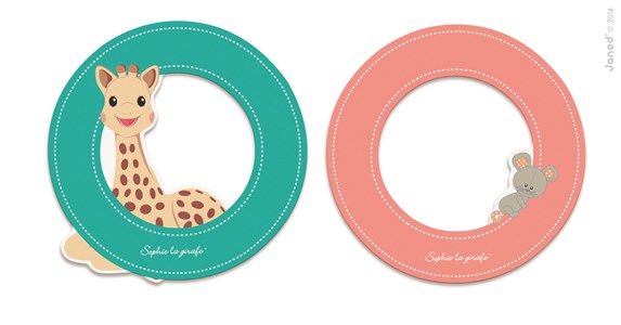 Lettre o sophie la girafe