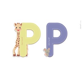 Lettre p sophie la girafe