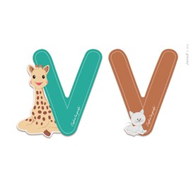 Lettre v sophie la girafe