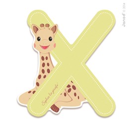 Lettre x sophie la girafe