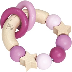 Hochet étoile rose